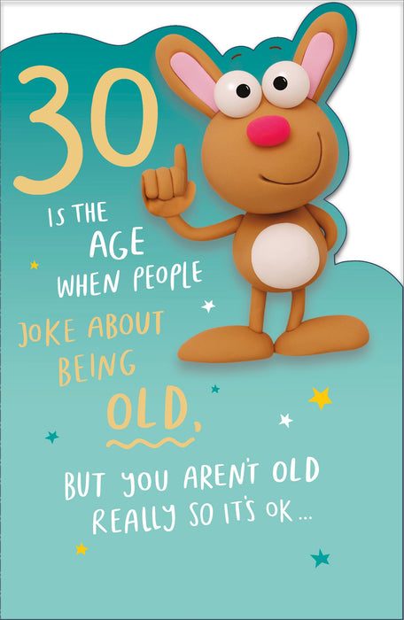 Birthday 30th Greeting Card From Crackers Humour 736389 H210