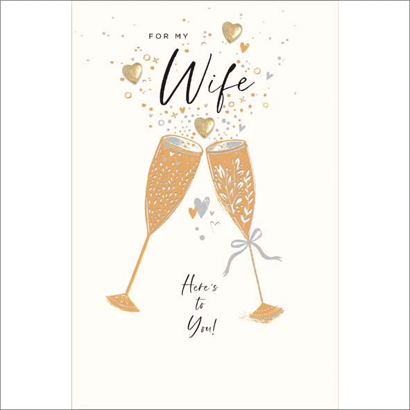 Birthday Wife Greeting Card From Gibson Core Line Conventional 737845 D843