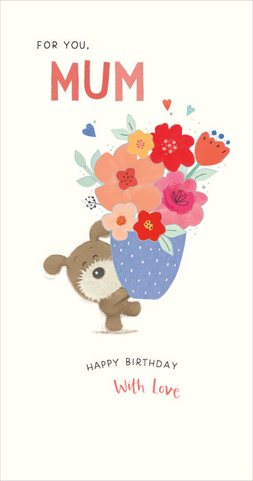 Birthday Mum Greeting Card From Lots of Woof Cute 738134 D1587