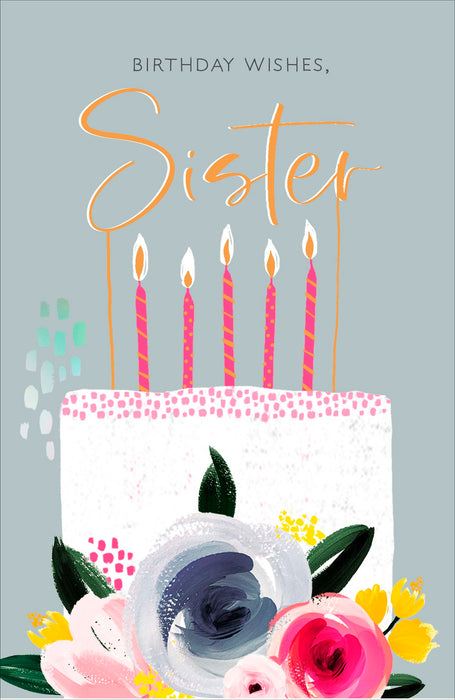 Birthday Sister Greeting Card From Carlton Core Line Conventional 738982 E1069