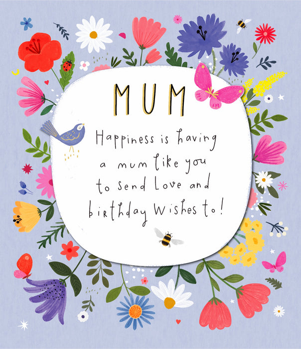 Birthday Mum Greeting Card From Carlton Core Line Conventional 738991 D13