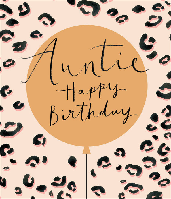 Birthday Auntie Greeting Card From Carlton Core Line Conventional 739445 E529