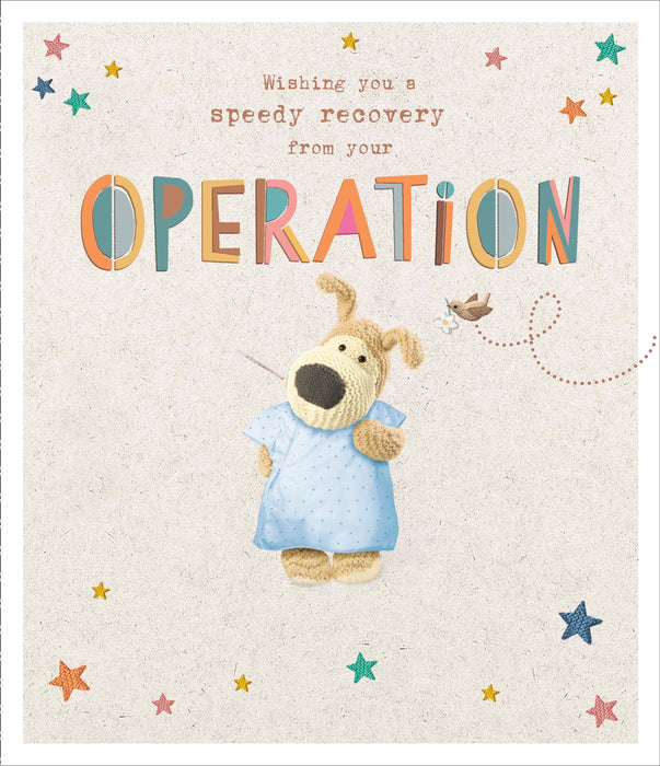 Get Well Hospital Greeting Card From Boofle Cute 740623 B12