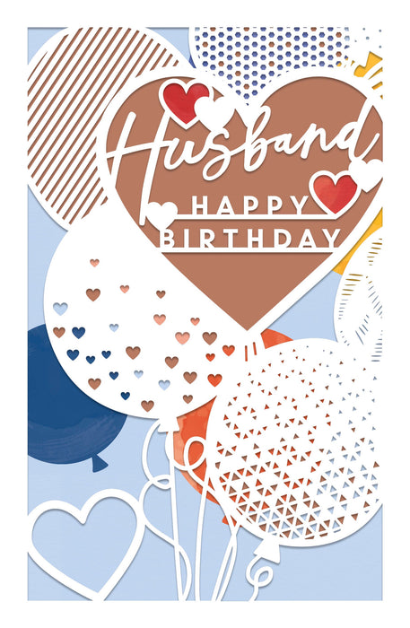 Birthday Husband Greeting Card From Letters & Lasers Conventional 744122 G15114