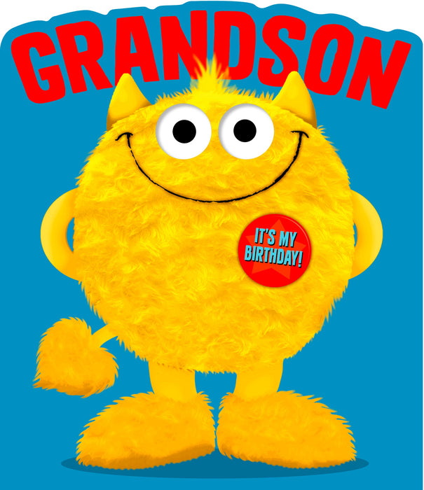 Birthday Grandson Greeting Card From My Monster Humour 744137 F645