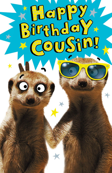 Birthday Cousin Masc Greeting Card From Beast Wishes Humour 744140 F321