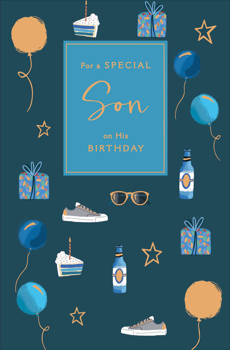 Birthday Son Greeting Card From Thinking Of You Core Line Conventional 745400 F1399