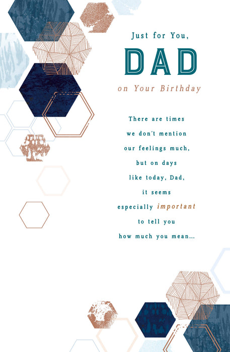 Birthday Dad Greeting Card From Carlton Core Line Conventional 746776 F13104