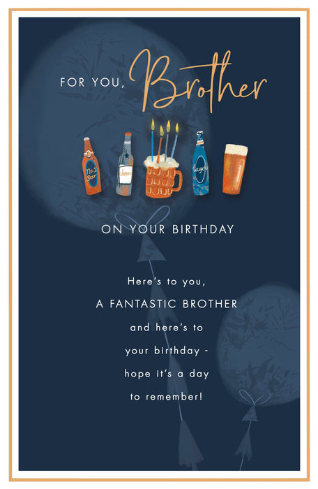 Birthday Brother Greeting Card From Gibson Core Line Conventional 746795 F317