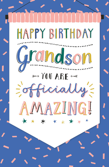 Birthday Grandson Greeting Card From Carlton Core Line Conventional 746806 F970