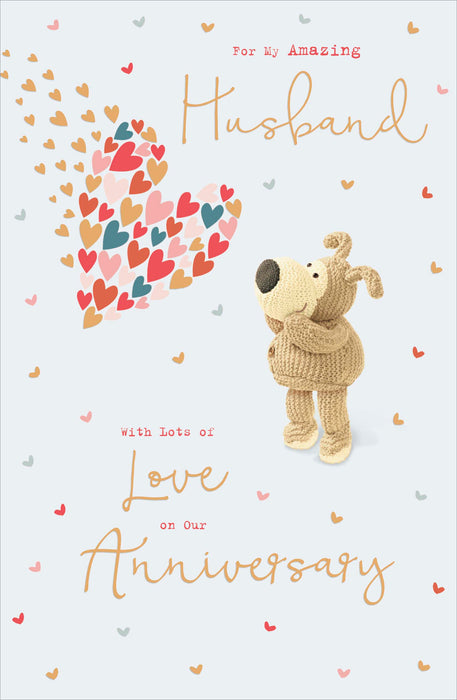 Anniv Wedd Husband Greeting Card From Boofle Cute 753220 B15178