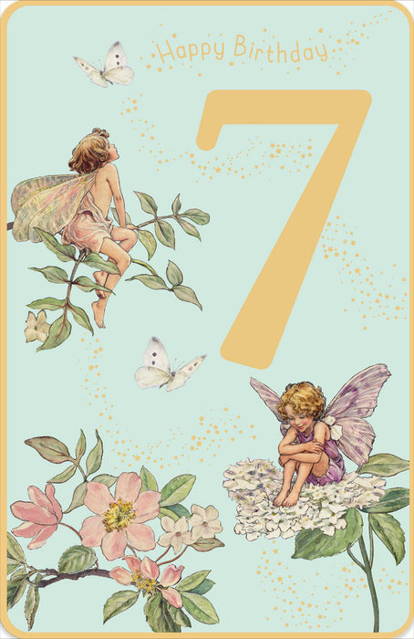 Birthday 7th Girl Greeting Card From Flower Fairies Traditional 762115 G322