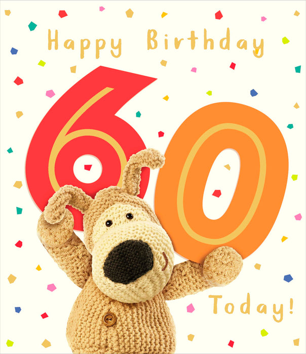 Birthday 60th Greeting Card From Boofle Cute 766639 H322