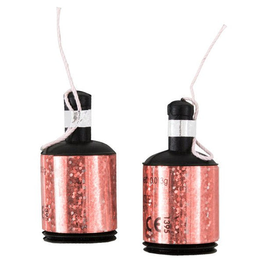 Birthday Rose Gold Glitz Holographic Poppers, 20ct - Sweets 'n' Things