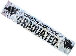 Congratulations You've Graduated Banner 9ft Long - Sweets 'n' Things