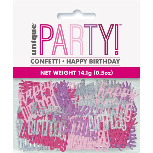 Glitz Pink 30 Table Confetti .5Oz - Sweets 'n' Things