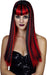 Humatt Perkins Wig (Black/ Red) - Sweets 'n' Things