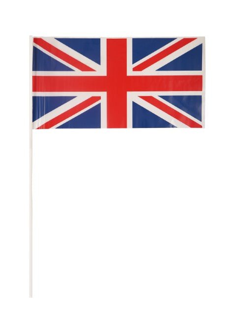 Union Jack Hand Flag with Stick (29cm x 17cm) - Sweets 'n' Things
